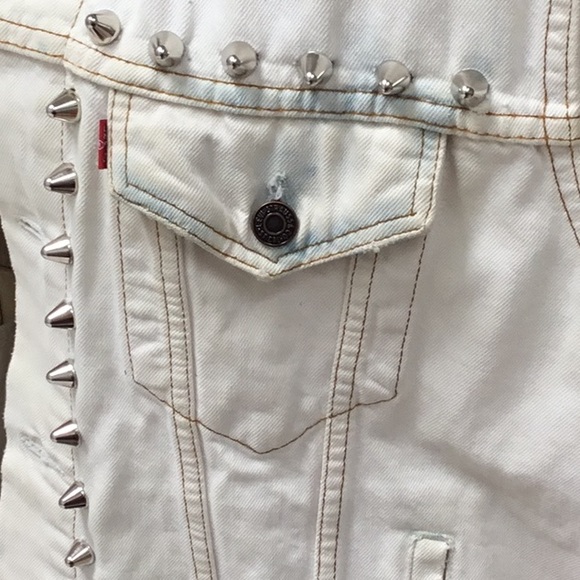 LF STORE-LEVIS DENIM STUDDED VEST - Picture 5 of 8